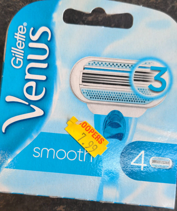 Gillette Venus Smooth 4 Shaving blades