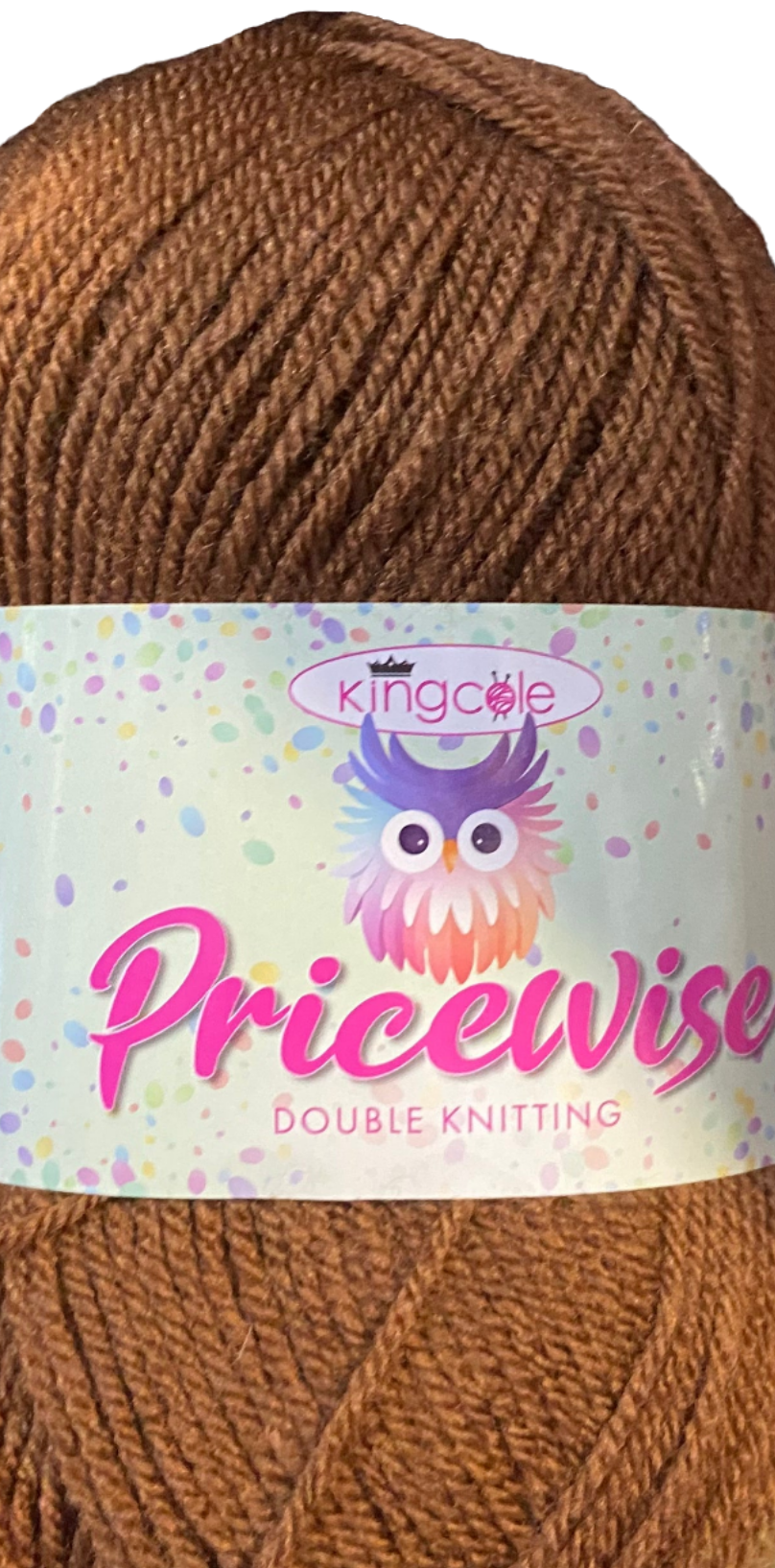 KING COLE PRICEWISE CHESTNUT WOOL 100g