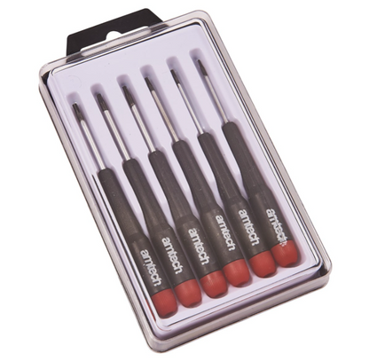 Amtech 6 Piece precision Torx screwdriver set