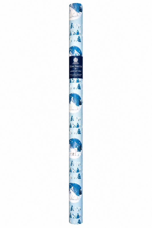 CHRISTMAS 4m ARCTIC ANIMALS GIFT WRAP ASSORTED DESIGN