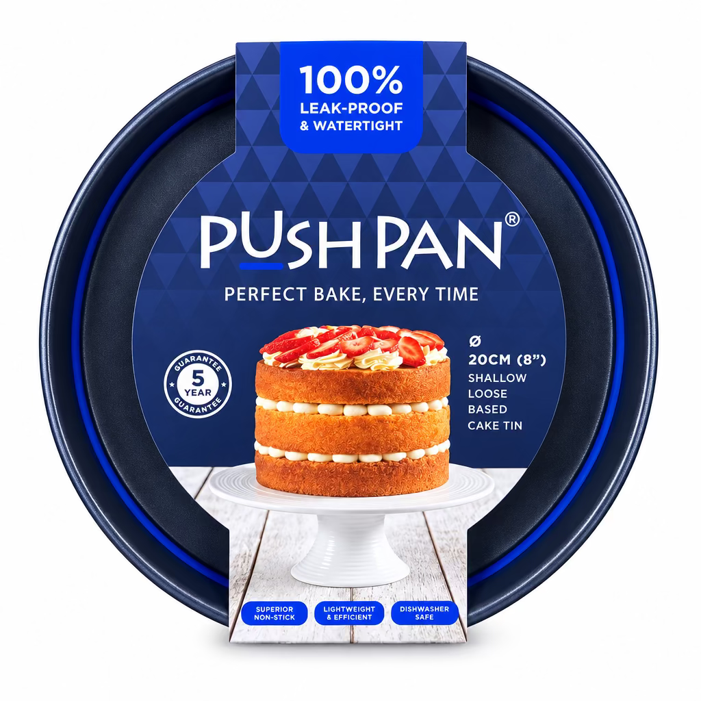 WHAM PUSH PAN 20cm SHALLOW LOOSE BASED CAKE TIN