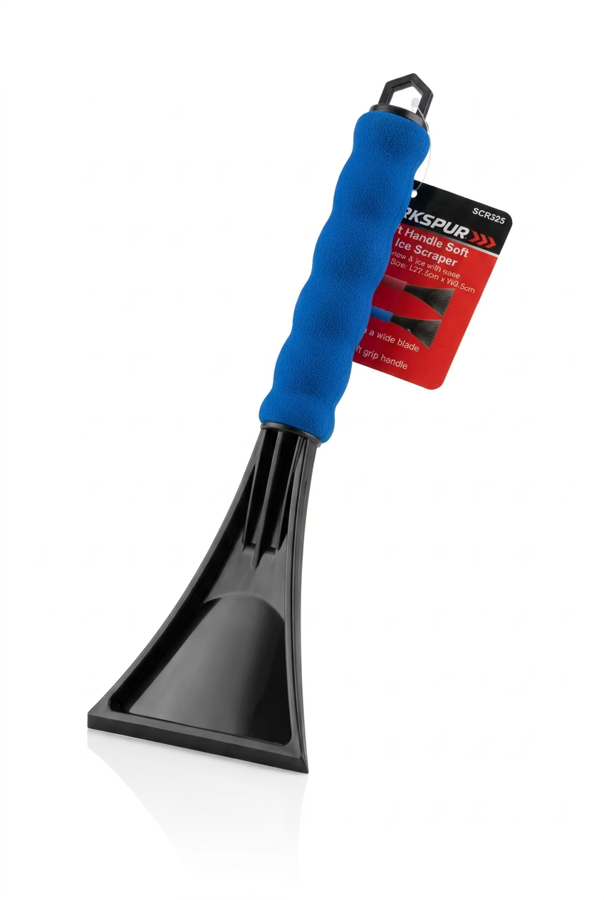BLACKSPUR LONG HANDLE SOFT GRIP ICE SCRAPER