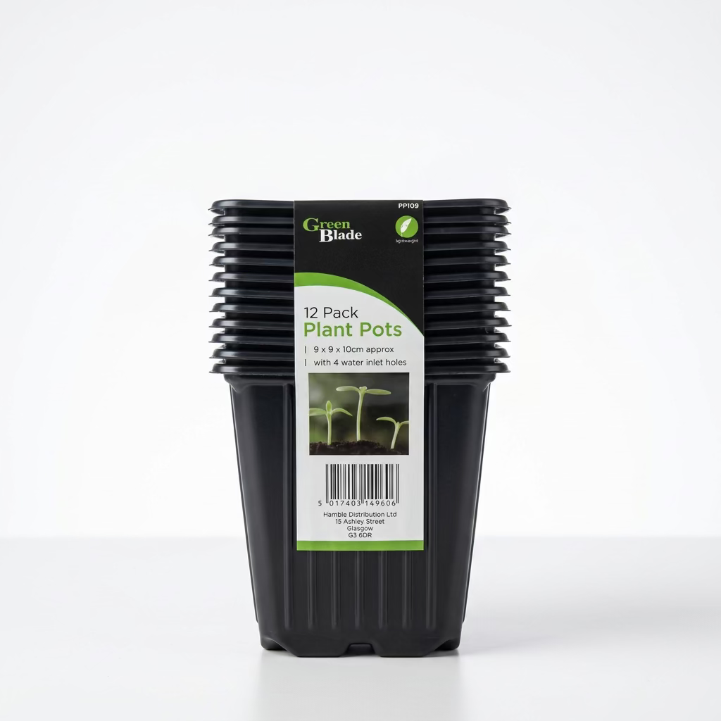 GREEN BLADE 12pc PLANT POTS