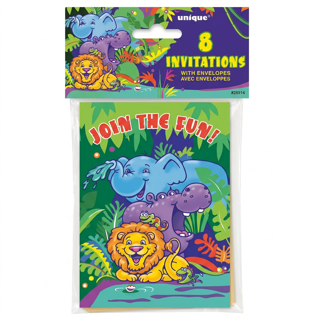 UNIQUE 8 INVITATIONS CARD WITH ENVELOPES