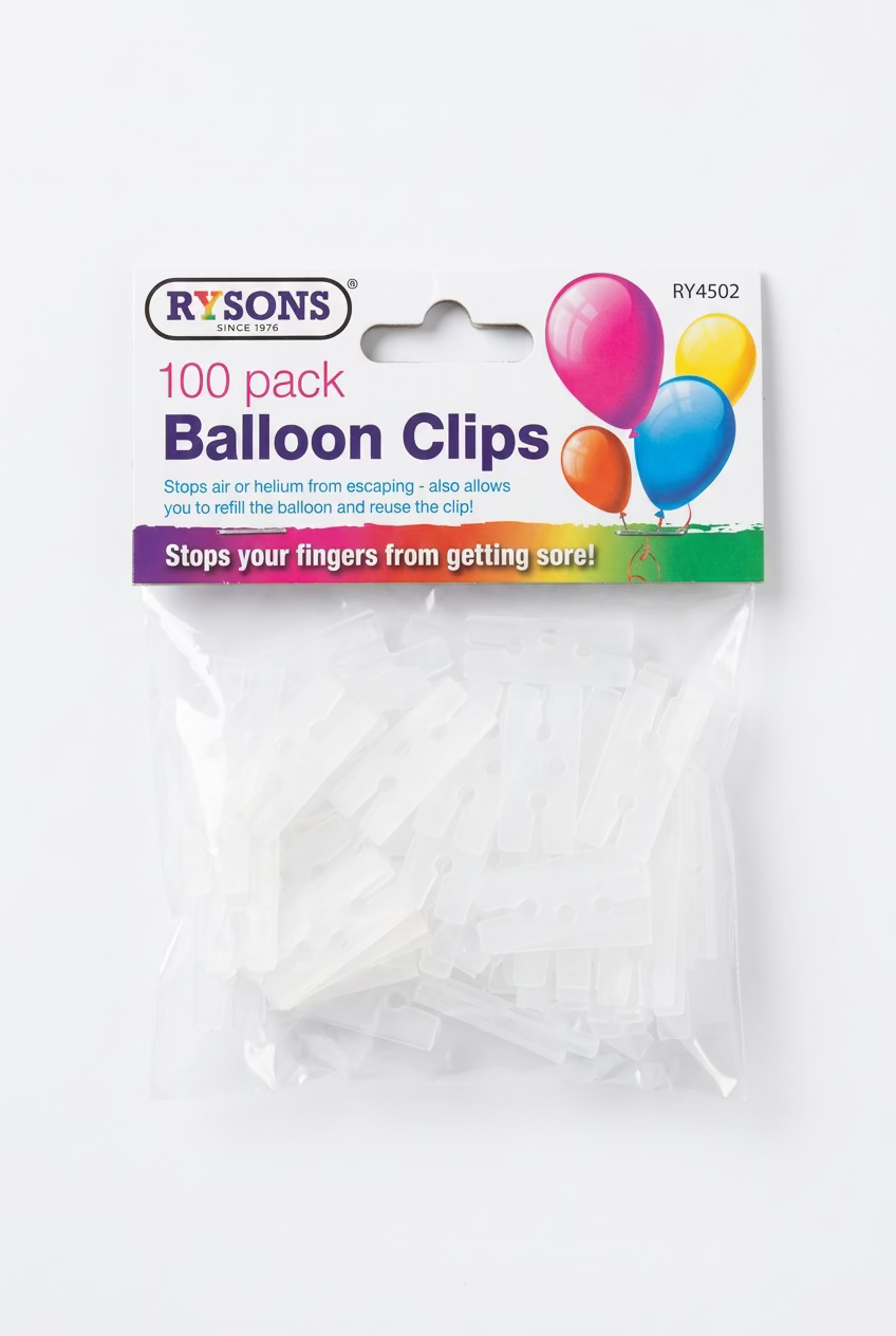 RYSONS 100pc BALLOON CLIPS