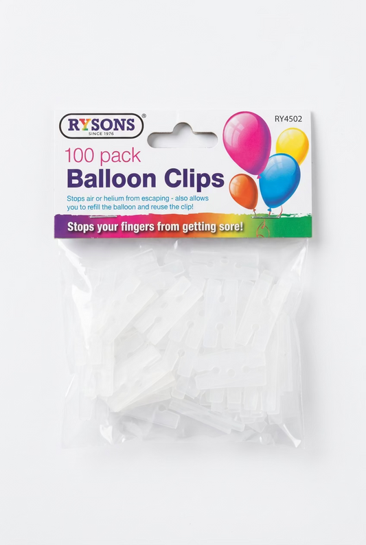 RYSONS 100pc BALLOON CLIPS