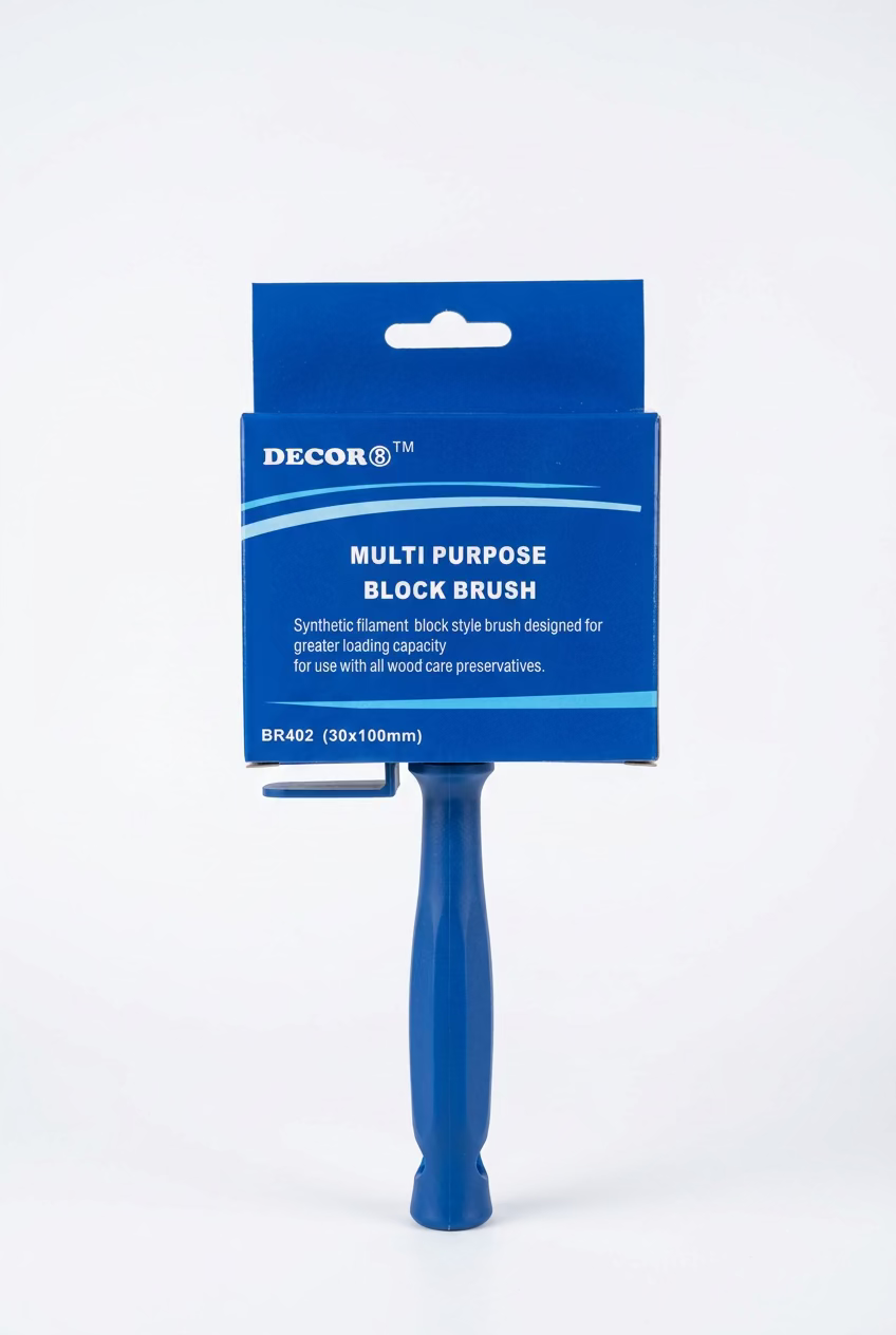 DECOR8 MULTI PURPOSE BLOCK BRUSH 30x100mm