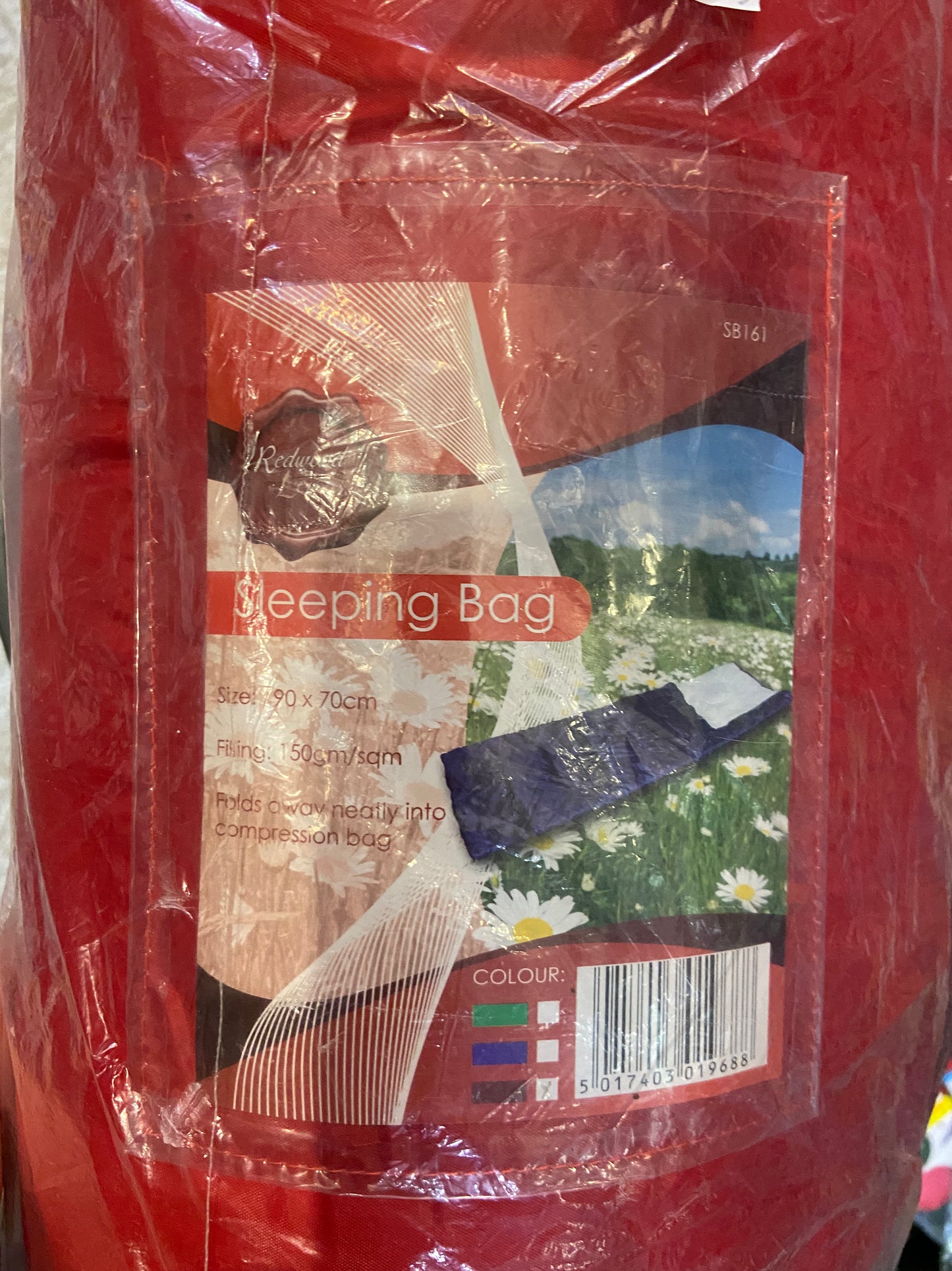 SAC DE COUCHAGE 190x70cm rouge