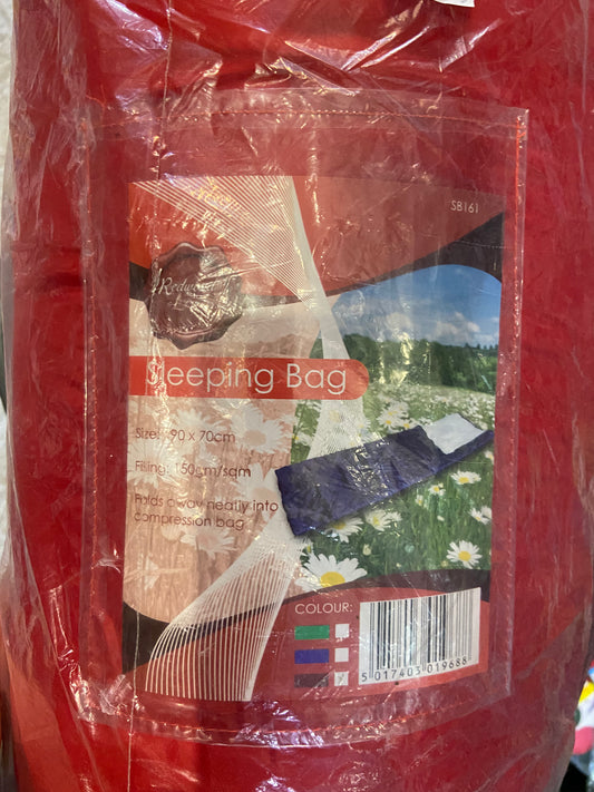 SLEEPING BAG 190x70cm red