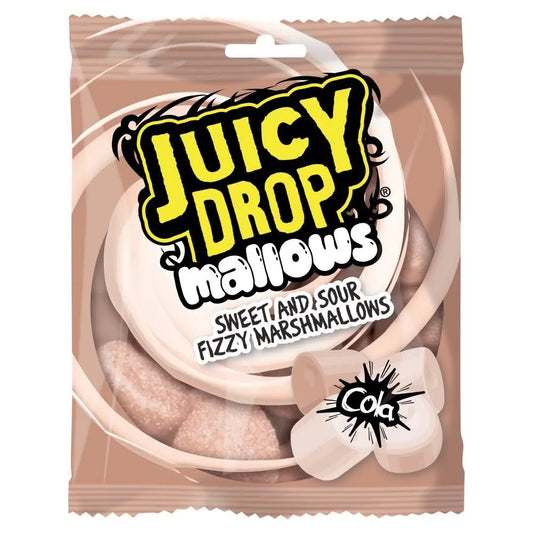 JUICY DROP MALLOWS SWEET & SOUR FIZZY MARSHMALLOWS 100g