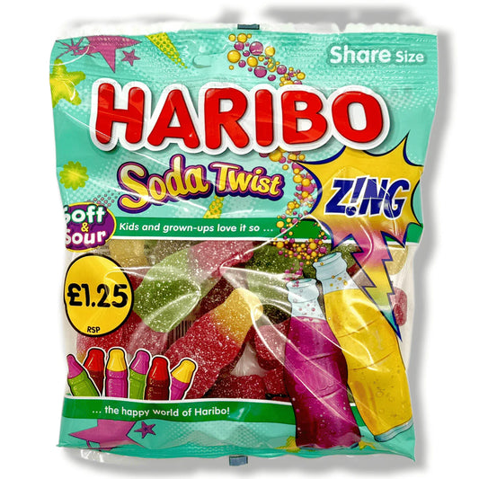 Haribo Soda Twist Zing 140g