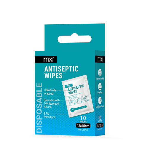 Lingettes Antiseptiques MX 10 Pièces 12x15cm