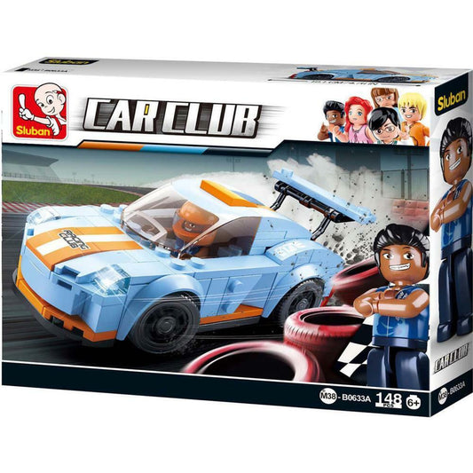Sluban Kids Car Club Leopard Building Blocks 164 Pcs set Building Toy