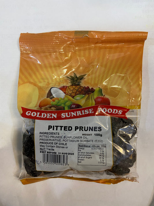 GOLDEN SUNRISE FOODS PRUNEAUX DÉN OYAUTÉS 100g