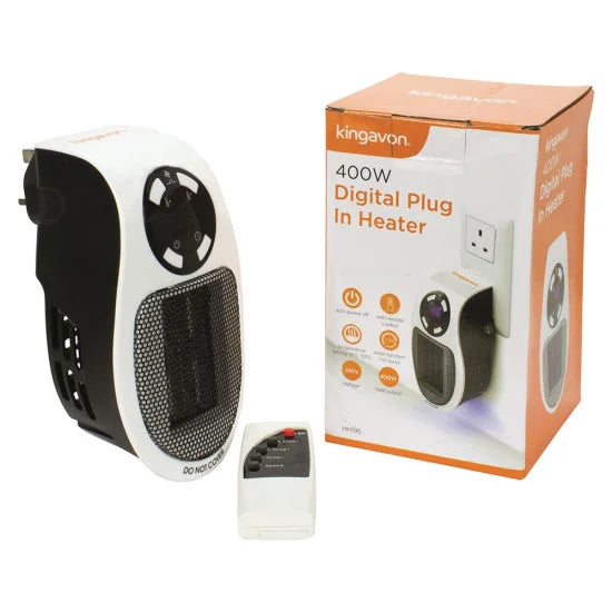 KINGAVON CHAUFFAGE D'APPOINT NUMÉRIQUE 400W