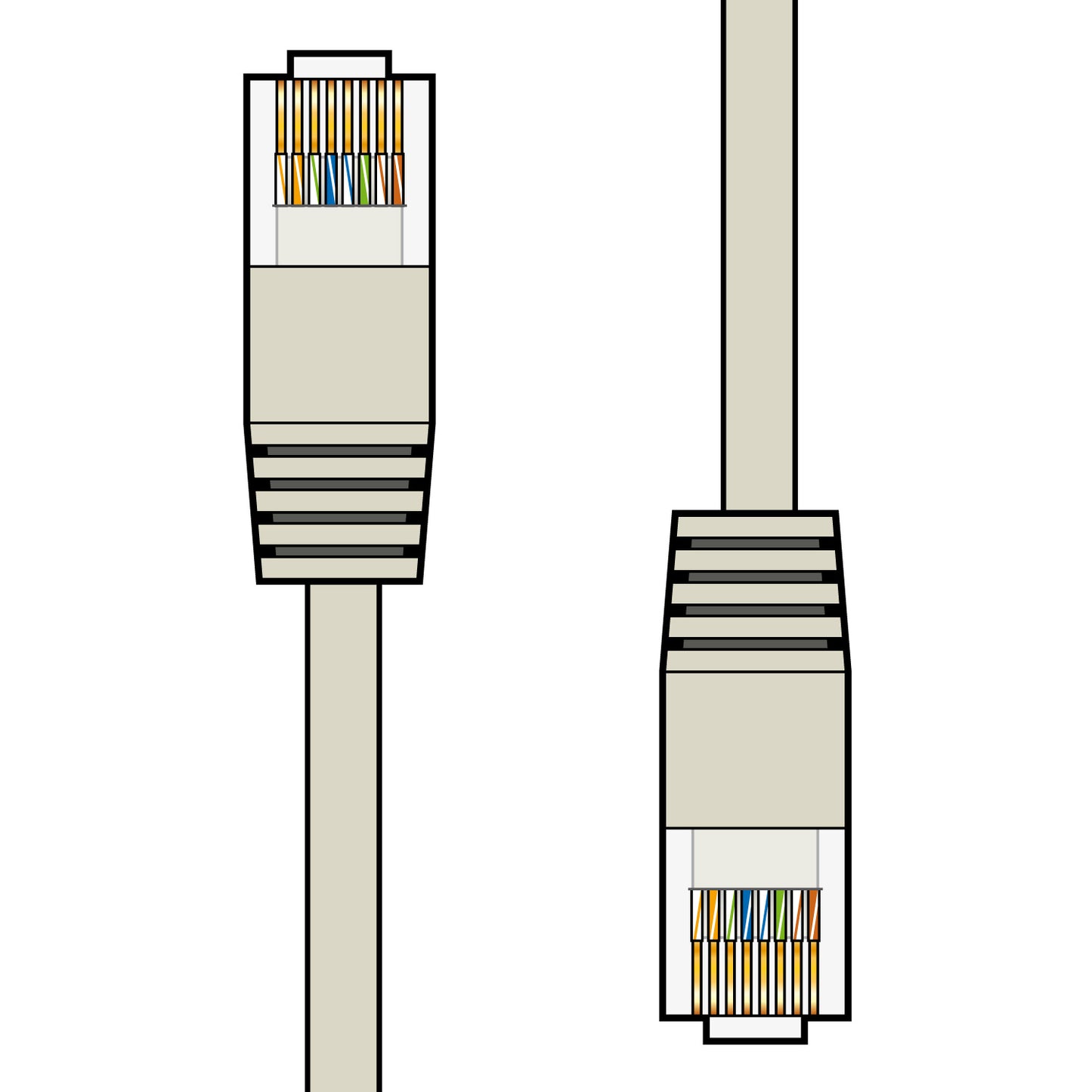 Avlink Cat5e Patch Lead UTP RJ45 plug to RJ45 plug 5.0m Grey