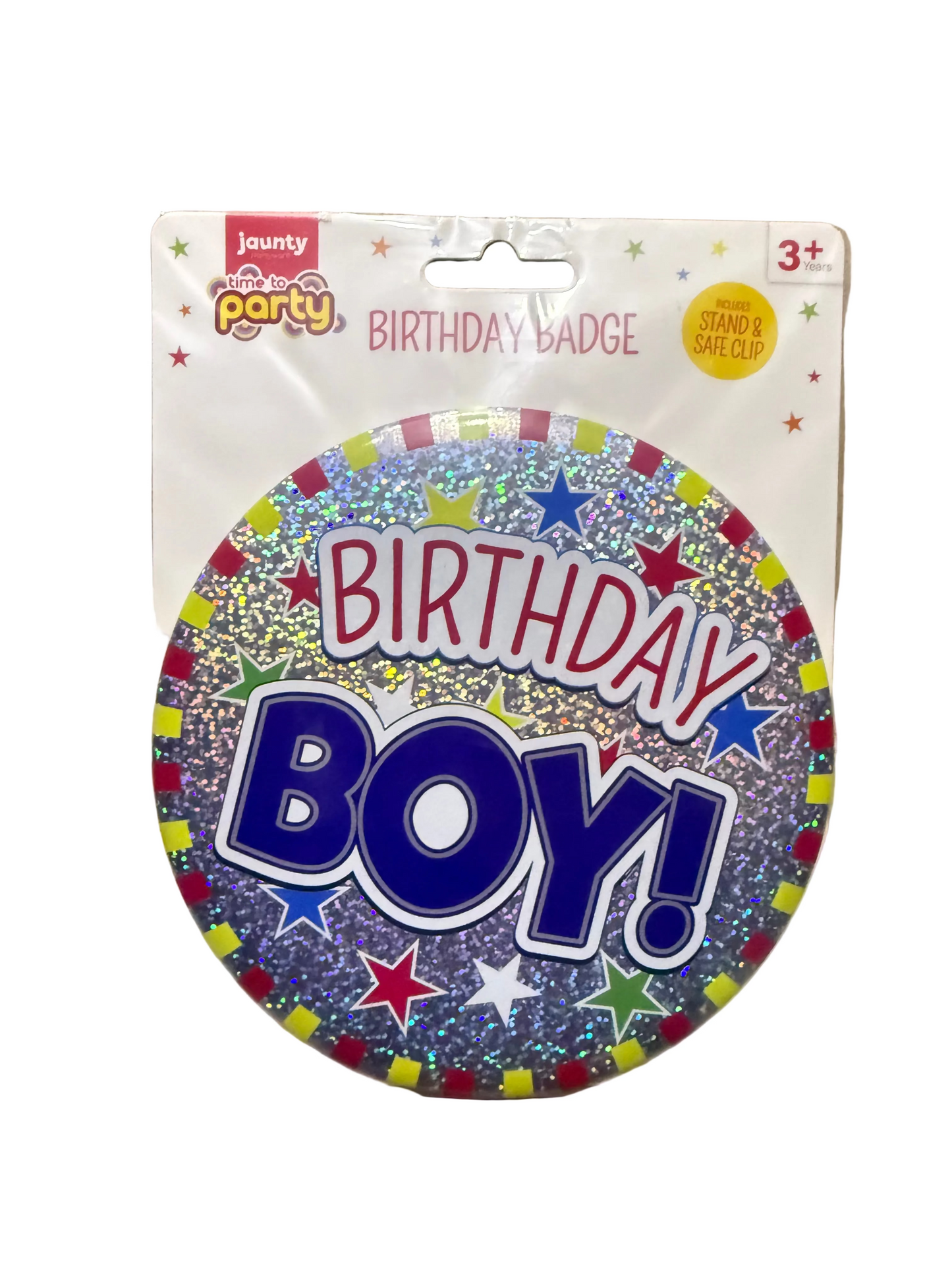 BADGE D'ANNIVERSAIRE ENJOUÉ FILLE et GARÇON