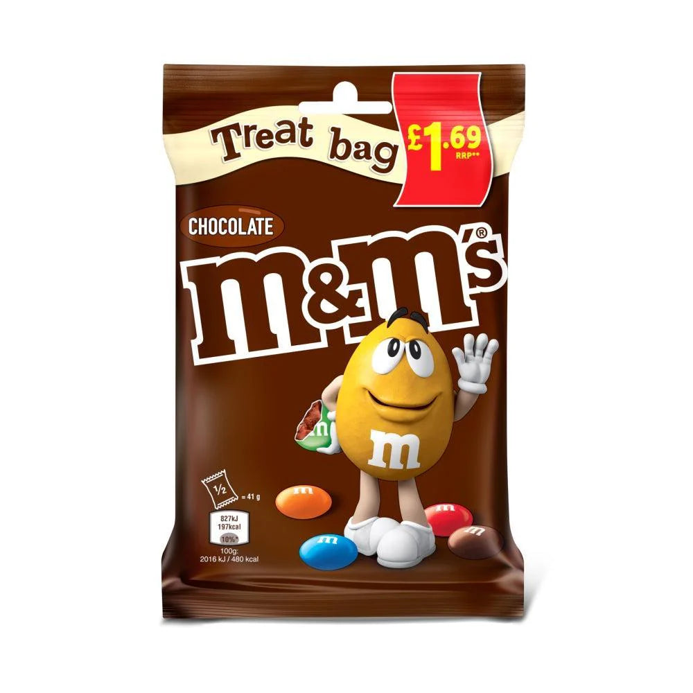 M&M CHOCOLATE TREAT BAG 82g