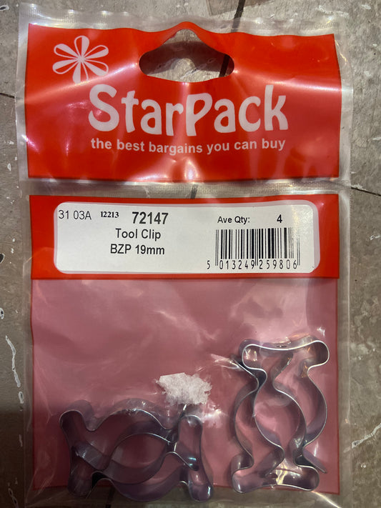 STARPACK TOOL CLIP BZP 19mm