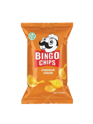 BINGO CHIPS CHEDDAR CHEESE 40g