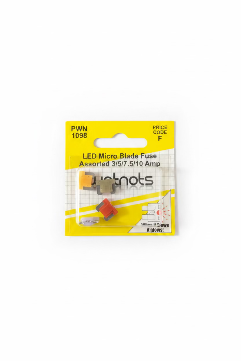 ASSORTED LED MICRO BLADE FUSES 3/5/7.5/10Amp