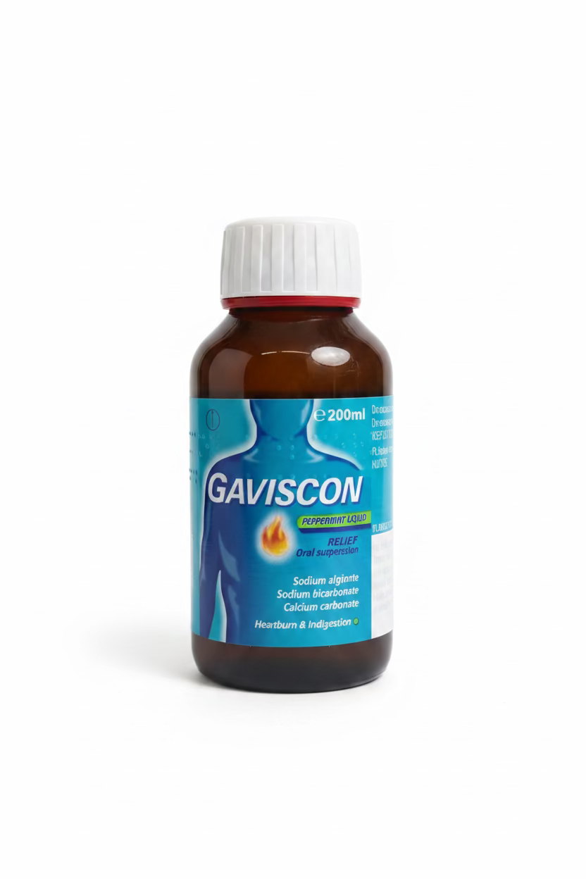 GAVISCON PEPERMINT LIQUID RELIEF ORAL SUSPENSION 200ml
