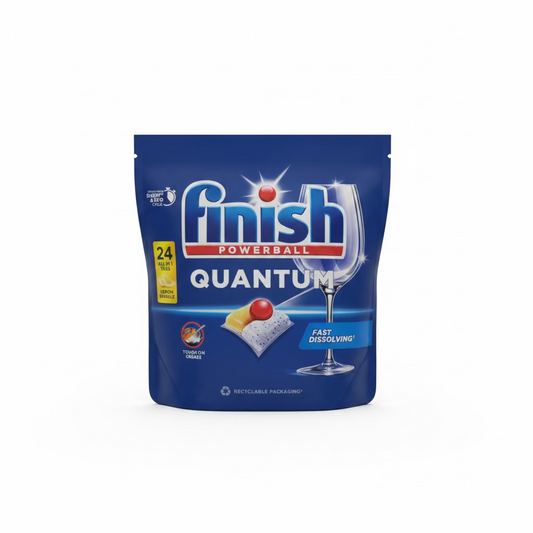 FINISH DISHWASHER TABLETS QUANTUM LEMON 24’S