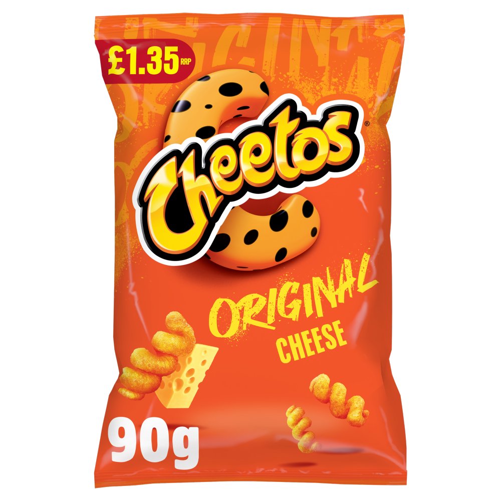 Cheetos Original Snacks Cheese Corn Puffs 90g