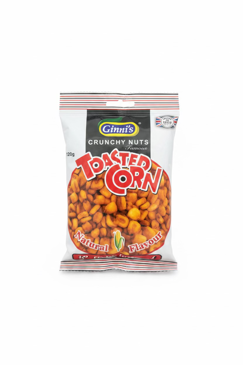 GINNI’S CRUNCHY NUTS TOASTED CORN 120g