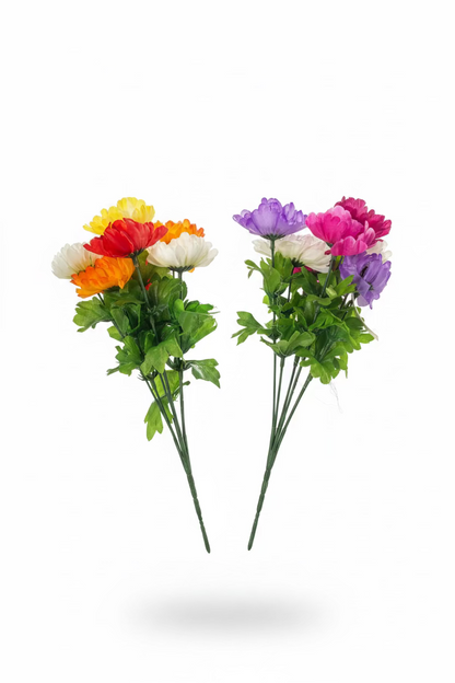 ARTIFICIAL FLOWER ANEMONE BUSH 3 ASSORTED COLOURS