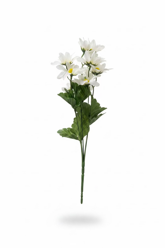 ARTIFICIAL FLOWER MARGUERITE BUSH  4 ASSORTED COLOURS
