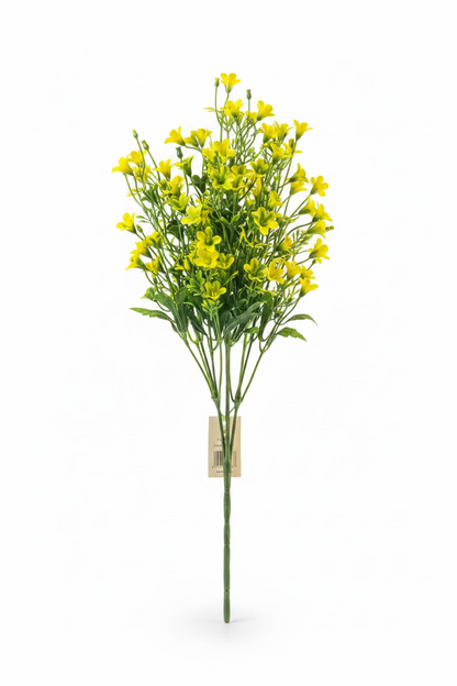 ARTIFICIAL FLOWER CALTHA BUSH 4 ASSORTED COLOURS