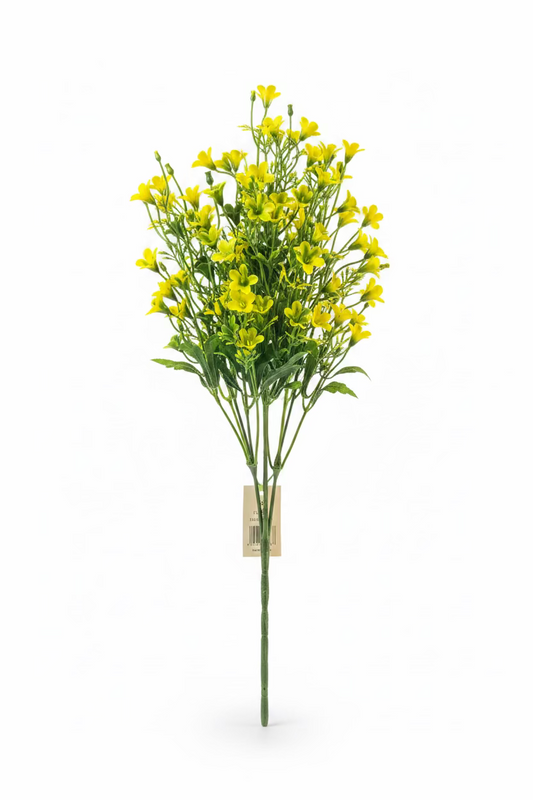 ARTIFICIAL FLOWER CALTHA BUSH 4 ASSORTED COLOURS