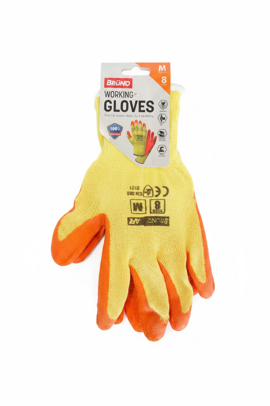 BRUNO WORKING GLOVES SIZE 8 MEDIUM