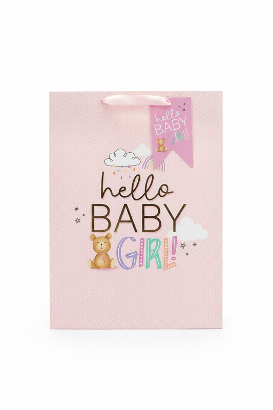 GIFT BAG BABY GIRL DESIGN X LARGE