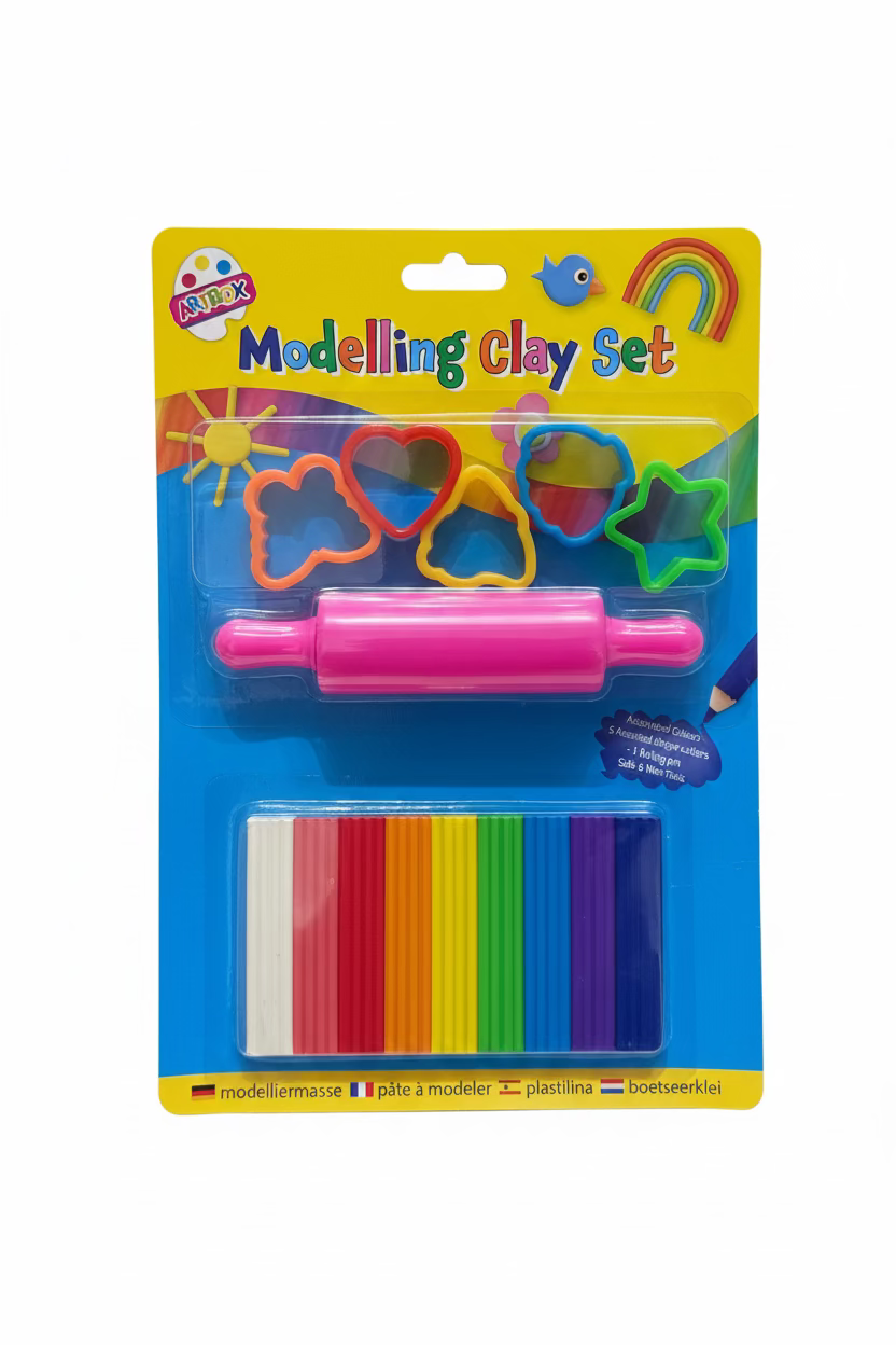 15 PIECE MODELLING CLAY SET