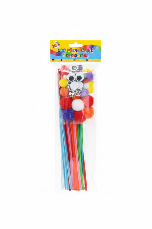 ART BOX CRAFT ESSENTIALS MIXED PACK OF 100