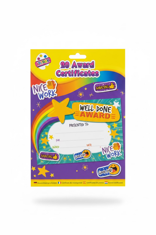 20 AWARD CERTIFICATES