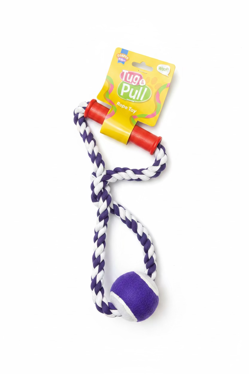 COOPER & PALS TUG & PULL ROPE TOY