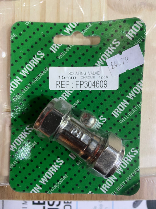 ISOLATING VALVE 15mm