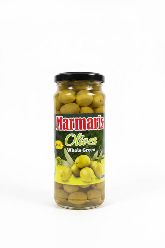 MARMARIS OLIVES WHOLE GREEN 340g