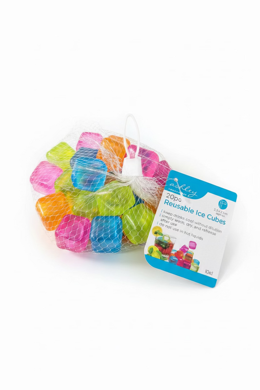 ASHLEY 20pc REUSABLE ICE CUBES