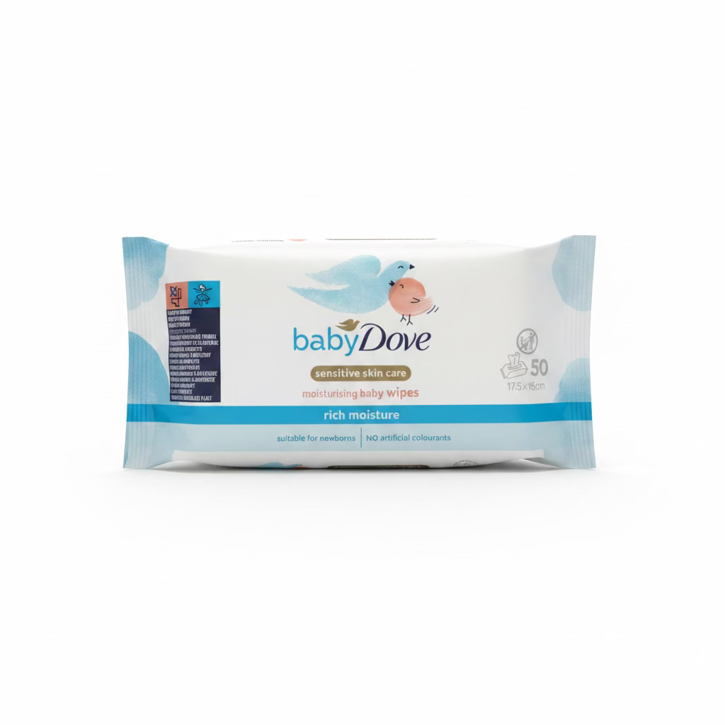 BABYDOCE MOISTURISING BABY WIPES SENSITIVE SKIN CARE 50 RICH MOISTURE