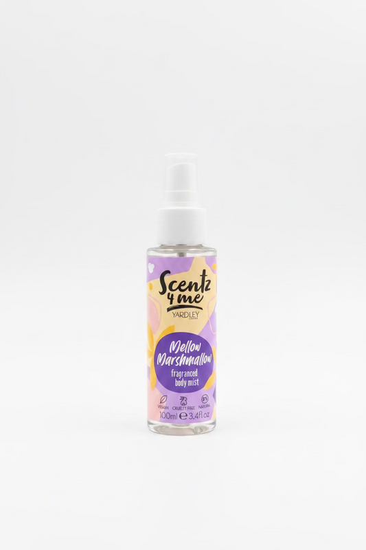 YARDLEY BODY MIST SCENTZ4ME MELLOW MARSHMALLOW 100ml