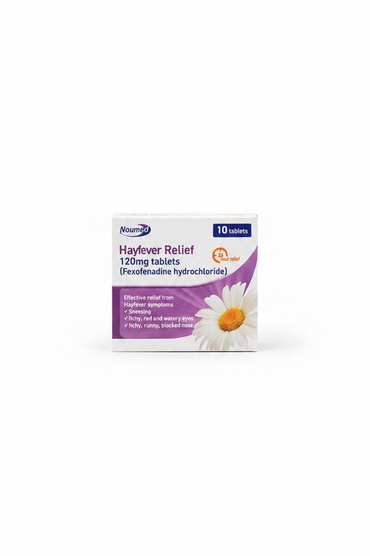 NOUMED HAYFEVER RELIEF 120mg TABLETS 10