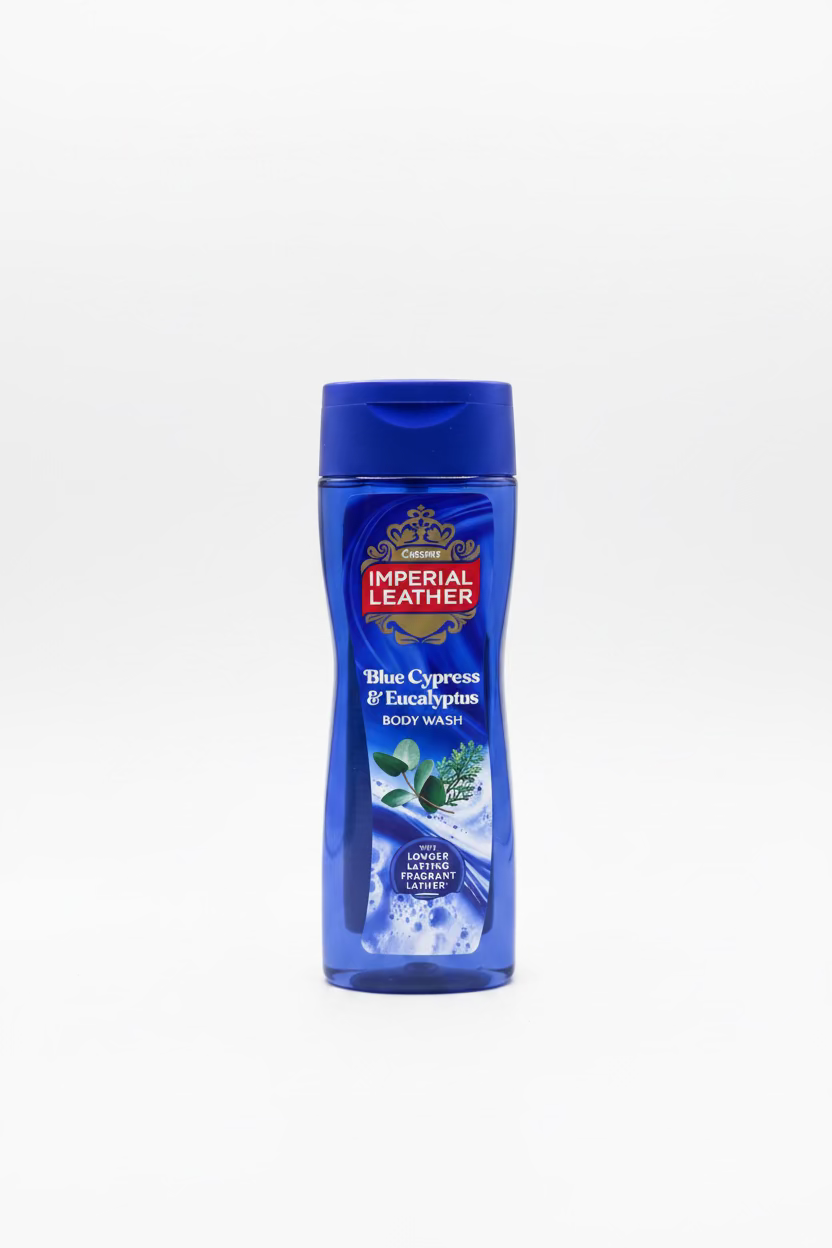 IMPERIAL LEATHER BLUE CYPRESS & EUCALYPTUS BODY WASH 235ml