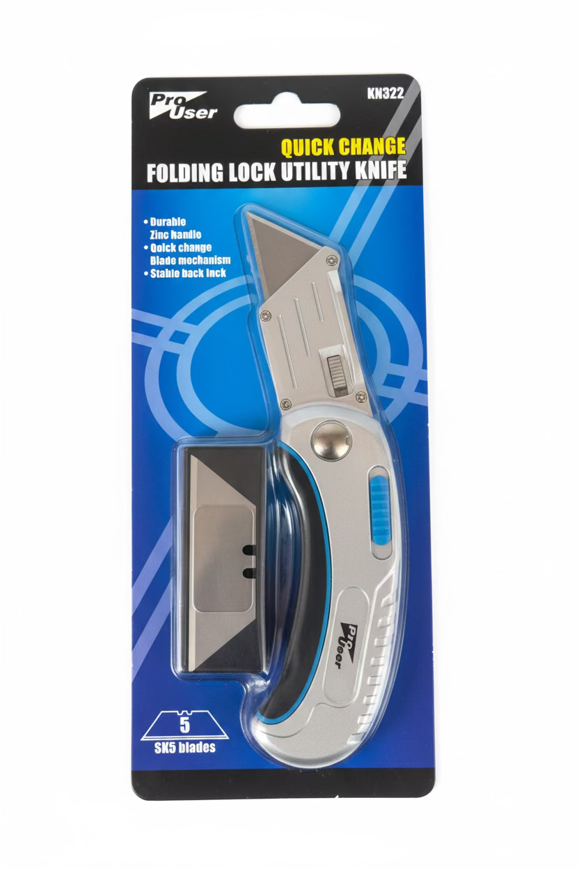 PRO USER FOLDING LOCK UTILITY KNIFE