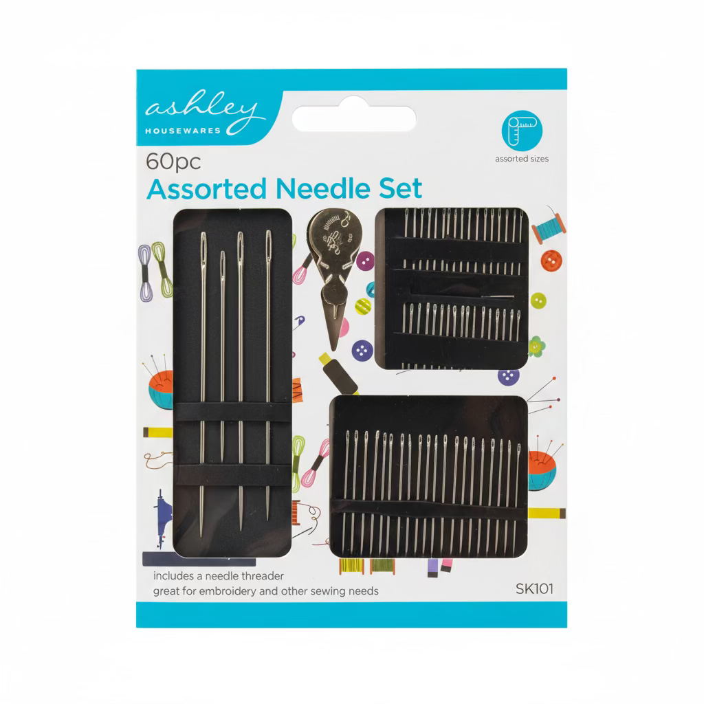 ASHLEY 60pc ASSORTED NEEDLE SET