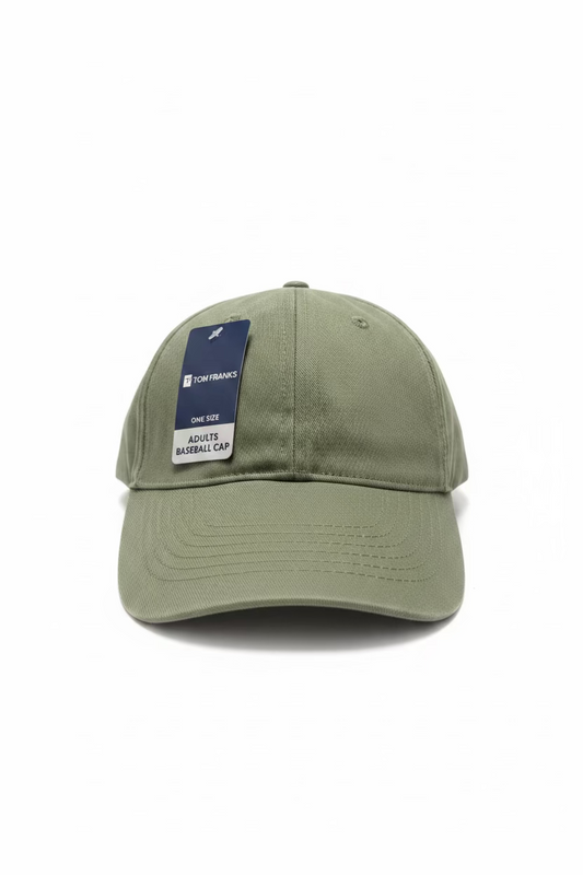ADULTS BASEBALL CAP IN KHAKI ONE SIZE