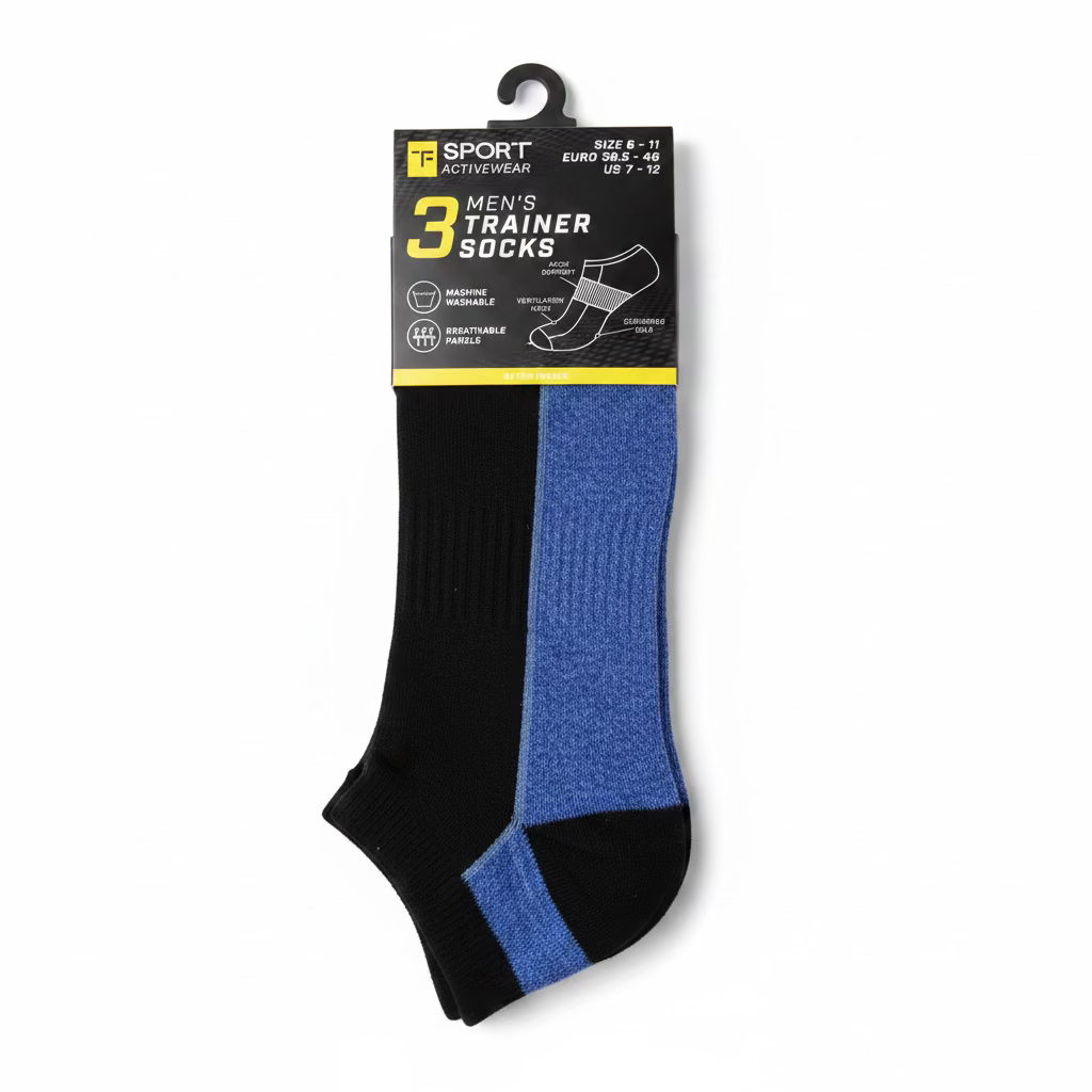 3 MEN’S TRAINER SOCKS